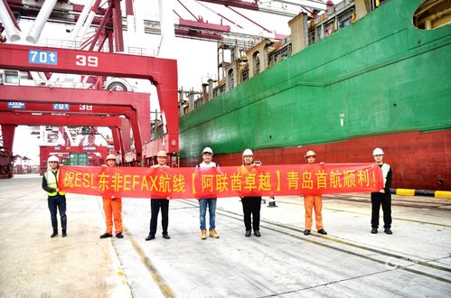 山東港口青島港今年第二條非洲集裝箱航線首航