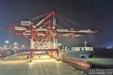 萬海航運在山東港口首條中南美航線在青島港正式運營