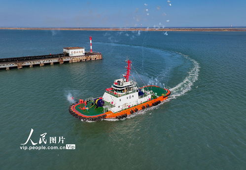 江蘇連云港 純電動拖輪 云港電拖二號 交付使用