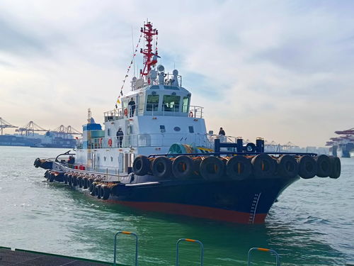 全國首艘油電混合智能拖輪 青港拖1 輪啟用