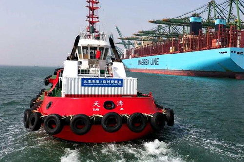 全國首個拖輪海上臨時觀察點在天津港投入使用