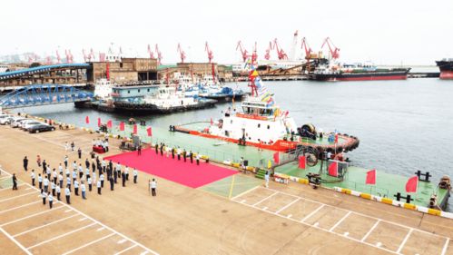 我國首艘海上純電動拖輪 云港電拖一號 交付