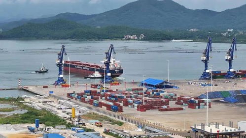 廣泰隆碼頭開港運營 陽江市億噸大港建設步伐再上新臺階