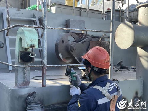 安全 優(yōu)質 創(chuàng)新 山東港口渤海灣港輪駁公司 渤港拖16 輪順利完成塢修